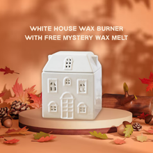 Load image into Gallery viewer, White House Wax Burner with free mystery wax melt