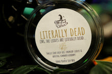 Load image into Gallery viewer, Literally Dead Wax Melt (Crunchy Leaf scent)