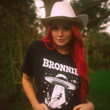 Load image into Gallery viewer, Bronnie UFO Cowgirl T Shirt
