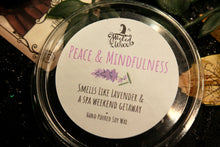 Load image into Gallery viewer, Peace &amp; Mindfulness Wax Melt (Lavender Scent)
