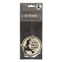 Load image into Gallery viewer, Witch on a Broomstick Spooky Air Freshener (Rose Scented)
