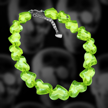 Load image into Gallery viewer, Green Heart Choker Necklace
