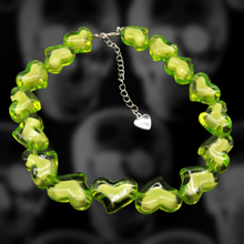 Load image into Gallery viewer, Green Heart Choker Necklace
