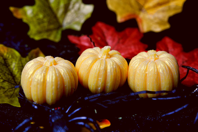 3D Pumpkin Wax Melts (Buttery Pumpkin Pie Scent). Soy Pumpkin Wax Melts 