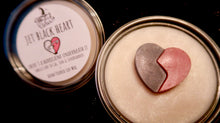 Load image into Gallery viewer, Jet Black Heart - Wax Melt (beachy scent)
