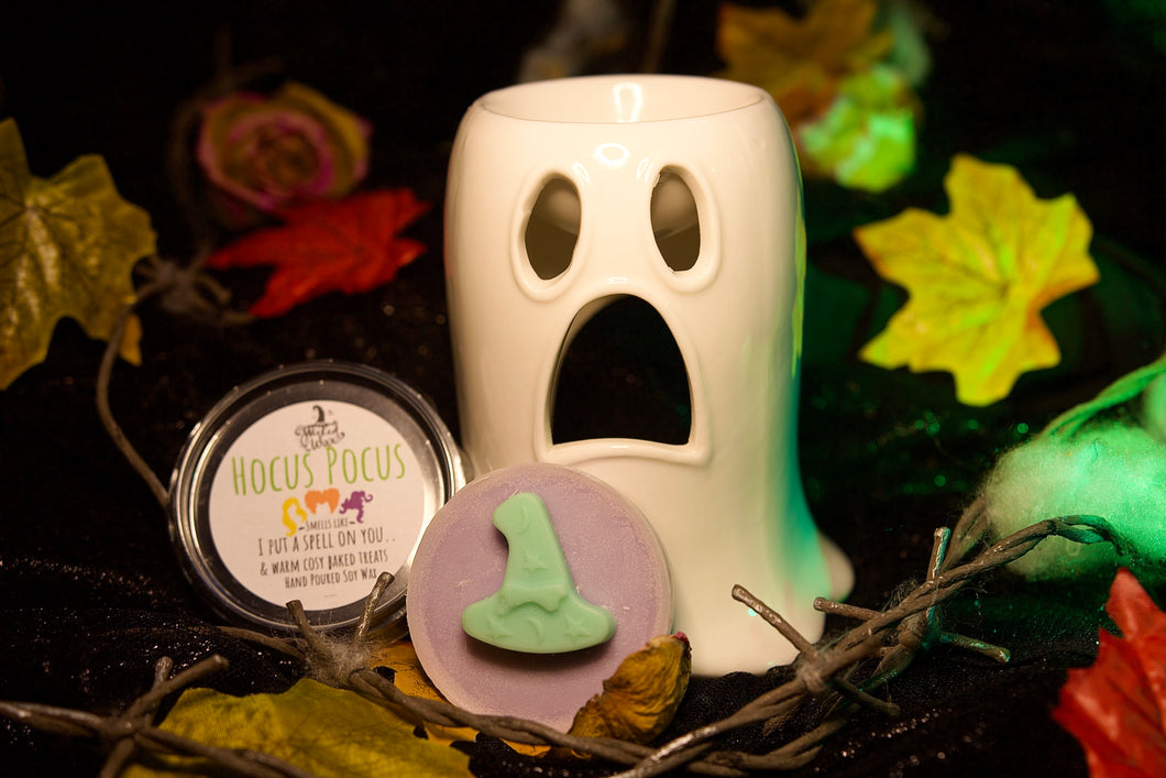 Witches Hat Wax and Ghost wax melter Bundle (Caramel Bakery Scent)
