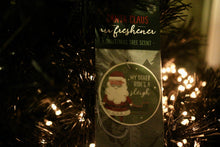 Load image into Gallery viewer, Christmas Tree Scented Santa Air Freshener.
