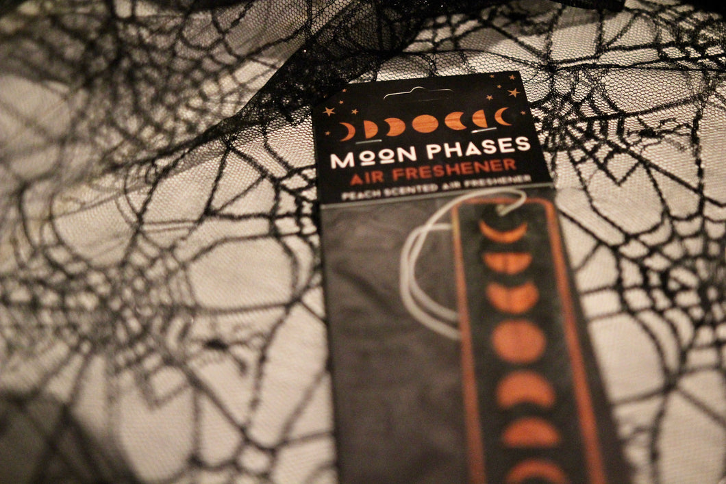 Moon Phases Spooky Air Freshener (Peach Scented)