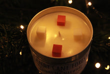Load image into Gallery viewer, Large Candy Cane Christmas Candle (200g Soy Wax)
