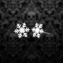 Load image into Gallery viewer, Snowflake Studded Earrings
